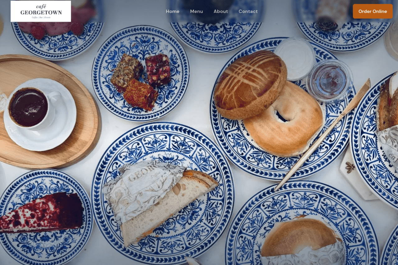 Café Georgetown homepage